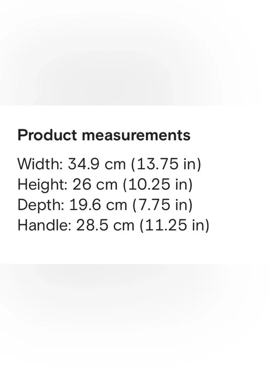 Coach Gramercy Tote Bag. Black Leather Tote with Gold Hardware - Picture 5 of 5